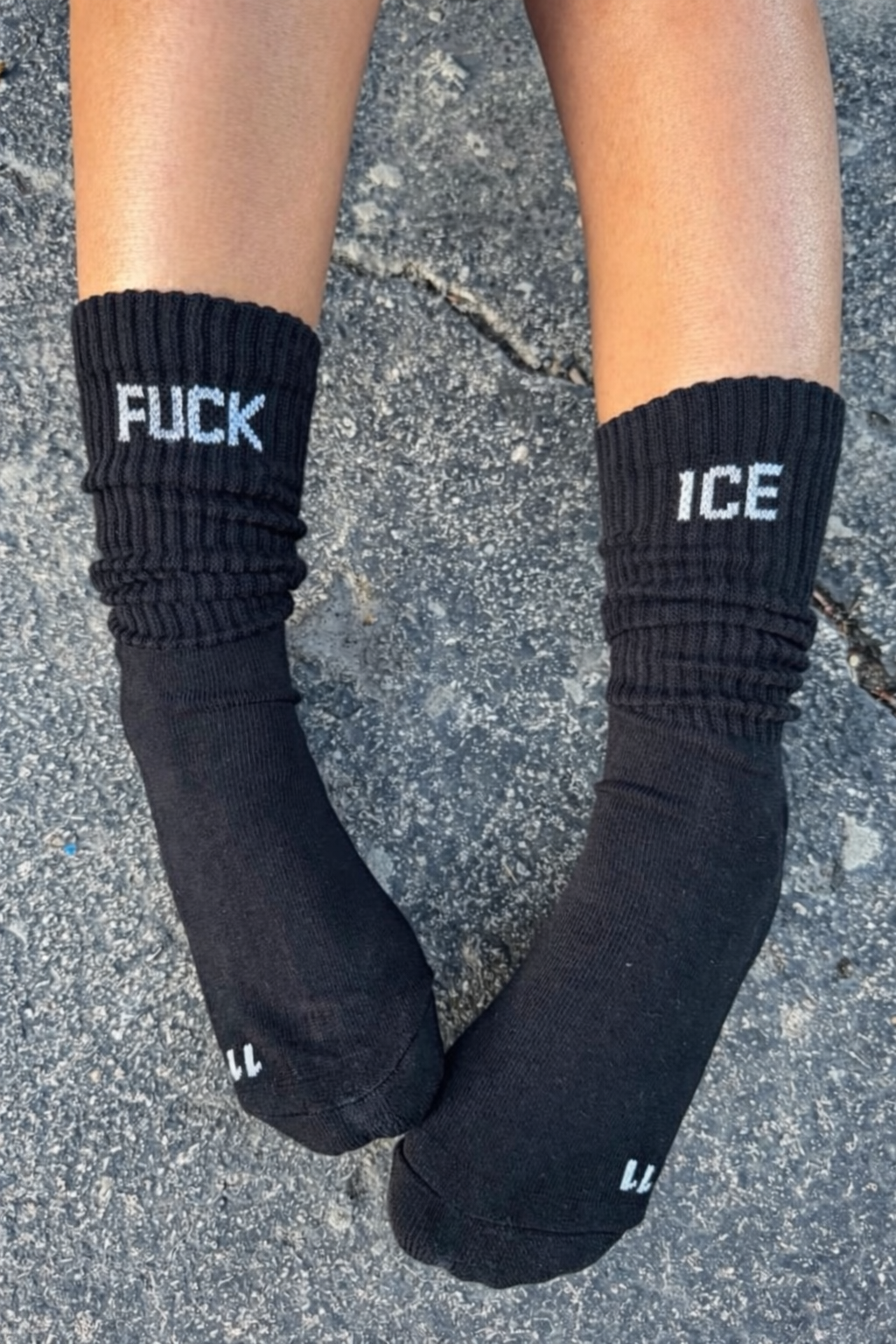 "F*ck Ice" Socks