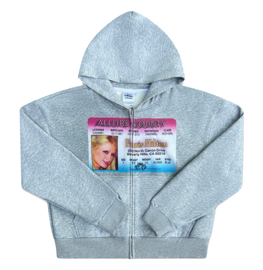 Grey "Hilton" Hoodie