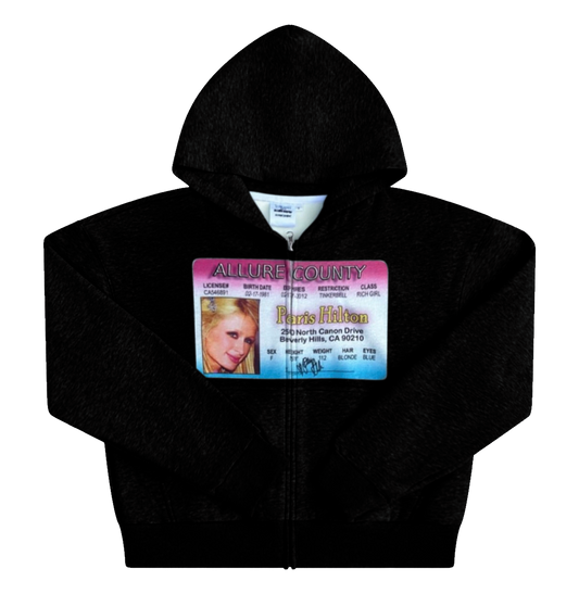 Black "Hilton" Hoodie