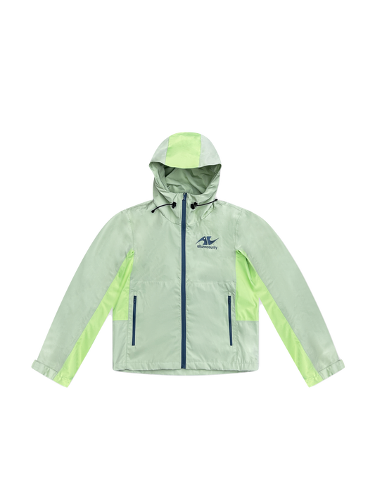 Green "Shell" Rain Jacket