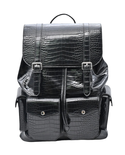 Black "Voyager" Backpack