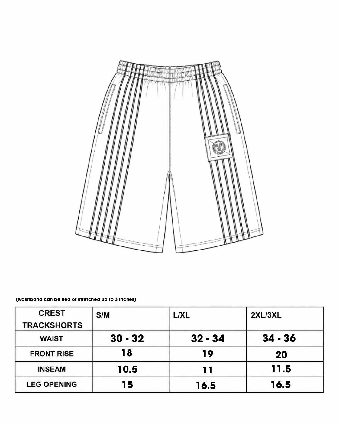 PREORDER "Crest" Trackshorts